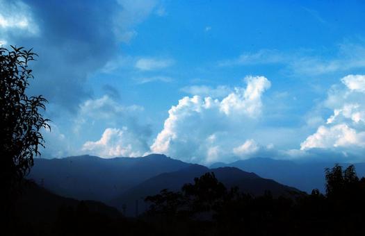 山と雲と空 山と雲と空の写真