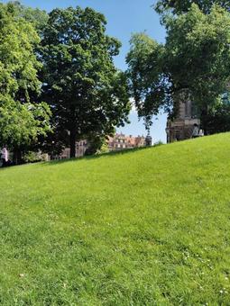 【ドイツ】ドレスデンのパブリック公園 風景,ヨーロッパ,ドイツの写真素材