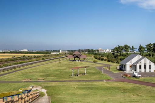 岩沼海浜緑地南ブロックの風景⑸ 公園,岩沼海浜緑地南ブロック,緑地公園の写真素材
