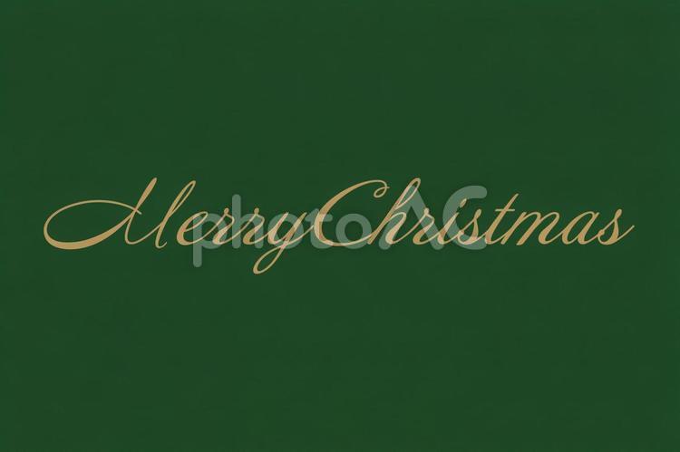 22.シンプルなクリスマス緑_文字色付 クリスマス,冬,シンプルの写真素材