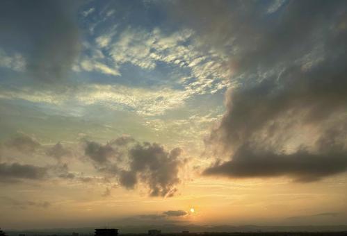 夕暮れ 夕暮れの写真