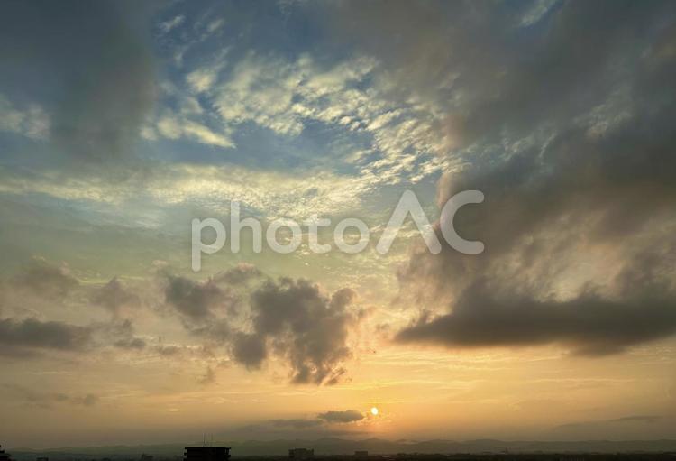 夕暮れ 夕暮れ,風景,背景の写真素材