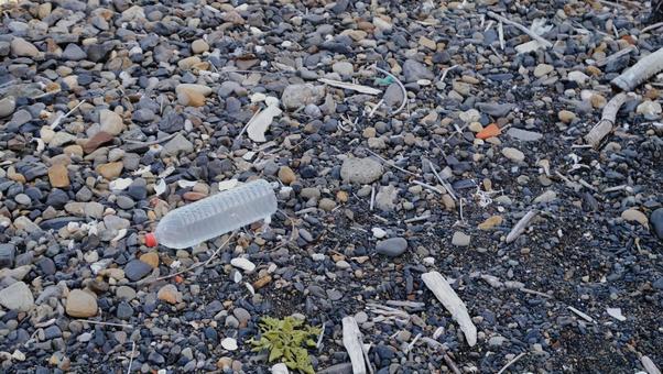 浜に上がったゴミたち 浜に上がったゴミたち 浜に上がる,浜,ゴミの写真素材