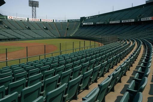 野球場の観客席の風景 野球場の観客席の風景の写真