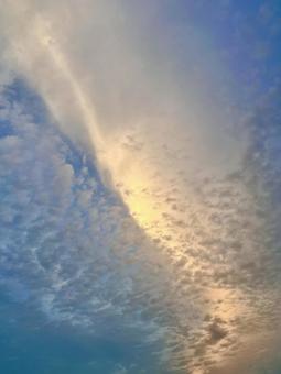 Sky, clouds and sunset, JPG