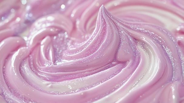 背景　ピンクと白色渦巻の写真