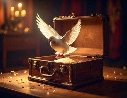鳩とトランクの魔法 鳩とトランクの魔法の写真