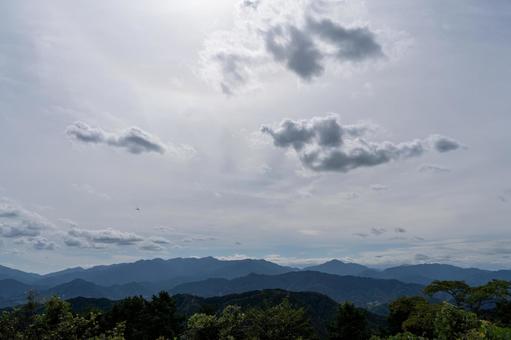 高尾山の山頂より 高尾山の山頂より 高尾山,山頂,眺めの写真素材
