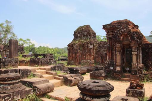 ベトナムの世界遺産ミーソン遺跡 ベトナムの世界遺産ミーソン遺跡の写真