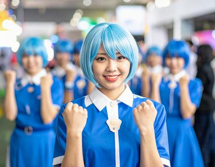 推し活コスプレ女子・よーし頑張るぞー! 推し活コスプレ女子・よーし頑張るぞー!の写真