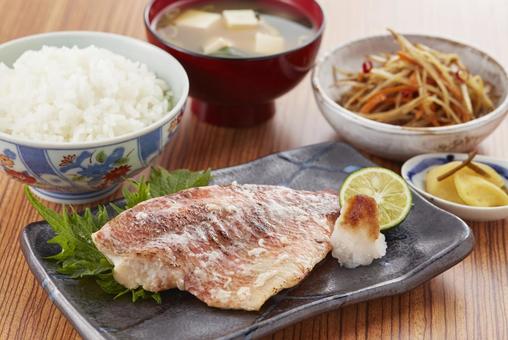 赤魚の酒粕焼定食 赤魚の酒粕焼定食の写真