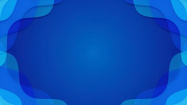 16: 9_wave frame blue, JPG 16: 9_wave frame blue, fondo, marco, curva, JPG