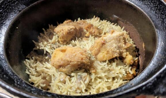 インドのスパイシー混ぜご飯ビリヤニ ビリヤニ,インド料理,スパイシー飯の写真素材