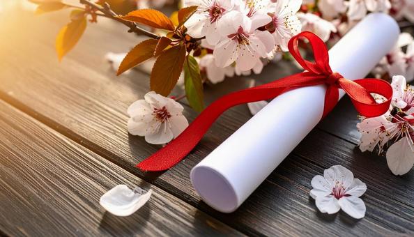 卒業 卒業証書 卒様式イメージ 卒業 卒業証書 卒様式イメージの写真