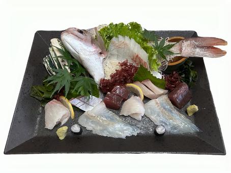おつくり おつくり 鯛,お造り,刺身の写真素材