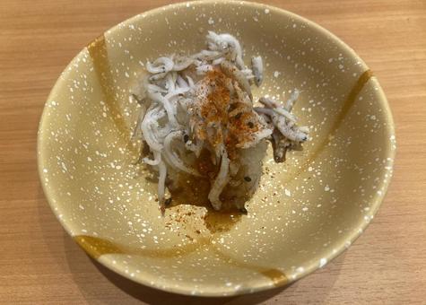 しらす　白魚　大根おろし　お通し 白魚,しらす,大根おろしの写真素材