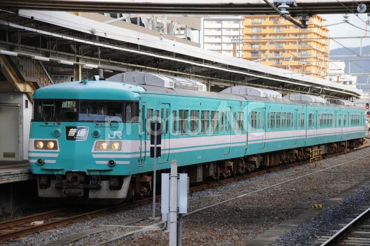 電車　117系　和歌山 鉄道,駅,私鉄の写真素材