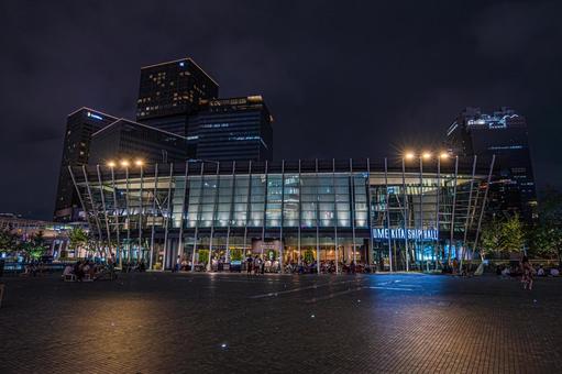 都市夜景 都市夜景 都市夜景,夜景,大阪の写真素材