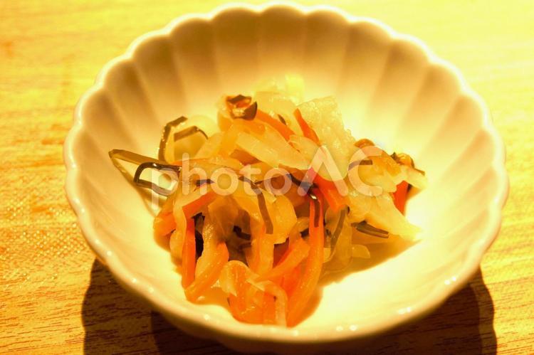 切り干し大根の煮物 切り干し大根,酒肴,ハリハリ漬けの写真素材