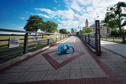 開港の道・山下臨港線プロムナード 開港の道,山下臨港線プロムナード,象の鼻パークの写真素材