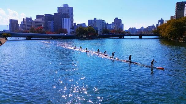 スタンド・アップ・パドルボード スタンド・アップ・パドルボード,sup,水上スポーツの写真素材