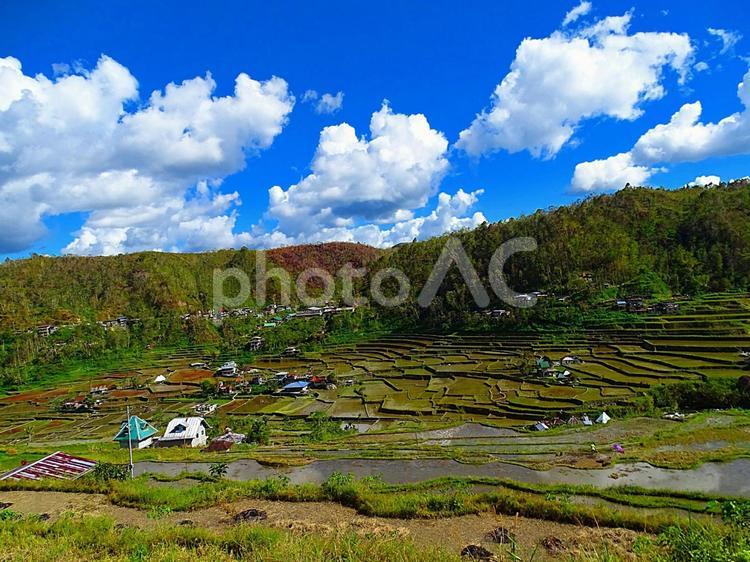 イフガオ州の棚田群（世界遺産） フィリピン,イフガオ,philippinesの写真素材