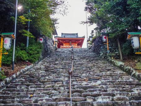 【愛媛県】松山市・伊佐爾波神社 伊佐爾波神社,道後温泉,松山市の写真素材