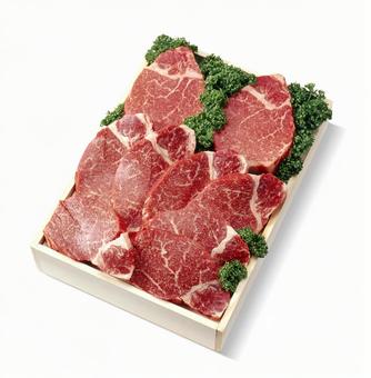 和牛ヒレステーキ 贈答用 和牛ヒレステーキ 贈答用 ヒレステーキ用,黒毛和牛,ビフテキの写真素材