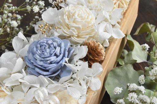 可愛らしいお花BOX 可愛らしいお花BOX お花,花,フラワーの写真素材