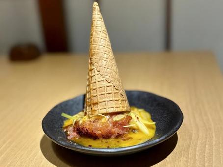 ネギとろユッケ ネギとろユッケ,ユッケ,葱の写真素材