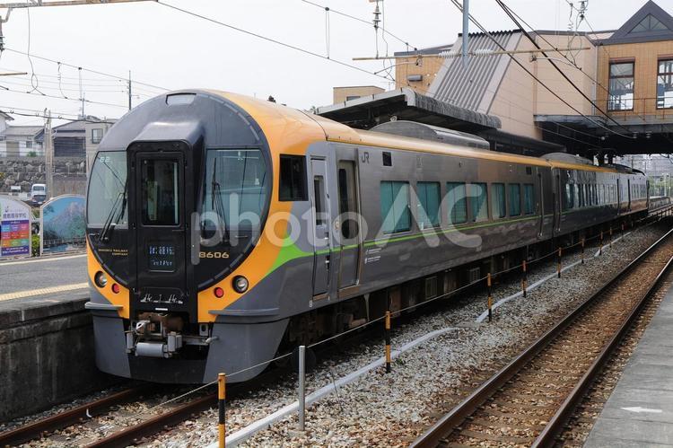 8600系　特急　電車 鉄道,駅,私鉄の写真素材