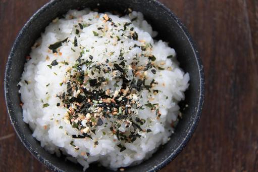 ふりかけ ふりかけ ふりかけ,ご飯の供,食べ物の写真素材