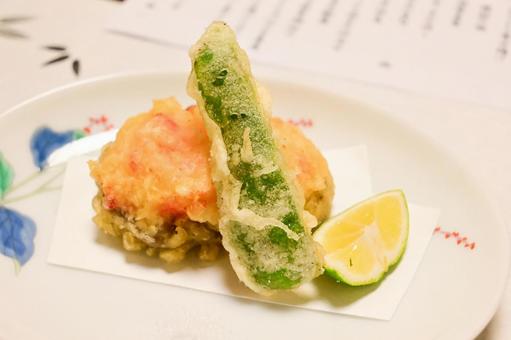 天ぷら 和食,日本料理,食文化の写真素材