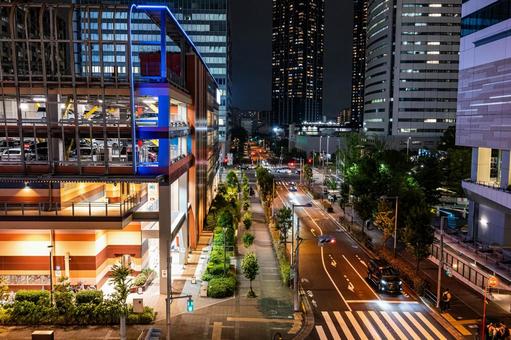 豊洲 夜景 豊洲 夜景 豊洲,東京,夜の写真素材