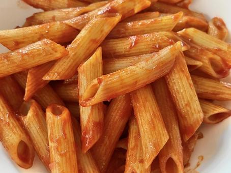 ケチャップ味のペンネ ケチャップ味のペンネの写真