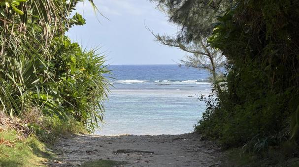 沖縄　久高島 沖縄,南城市,久高島の写真素材