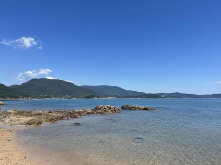 Photo, shodoshima, kagawa prefecture, angel road, 
