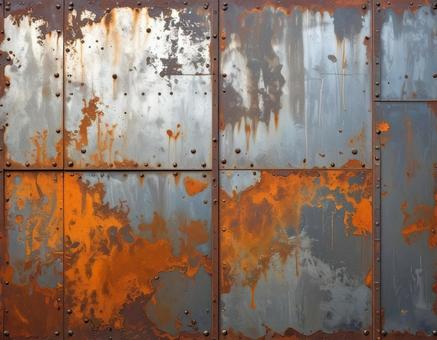 錆びた鉄板の背景テクスチャ素材 錆びた鉄板の背景テクスチャ素材の写真