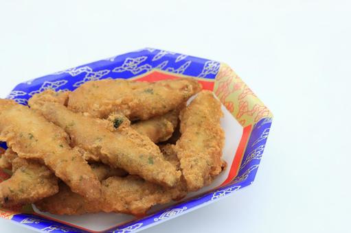 ワカサギフライ ワカサギ,公魚,鰙の写真素材