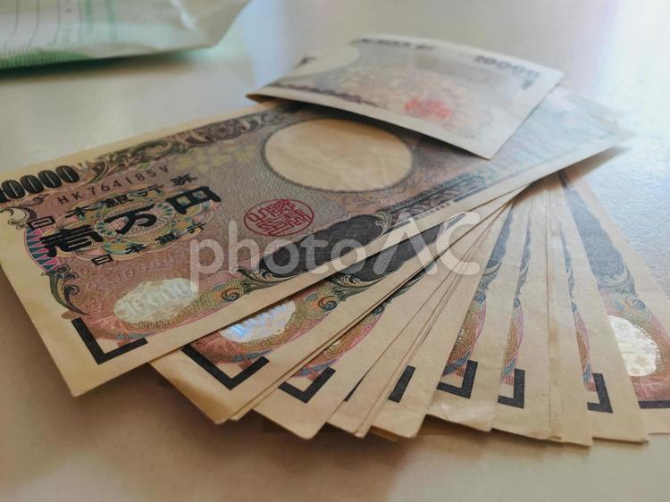 一万円札（２０万円分） business,money,お札の写真素材