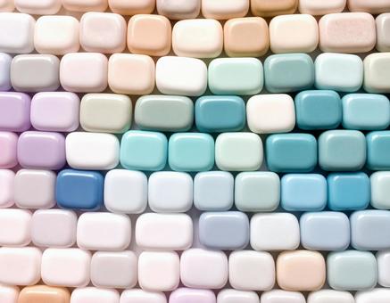 石を並べたレイアウトの写真