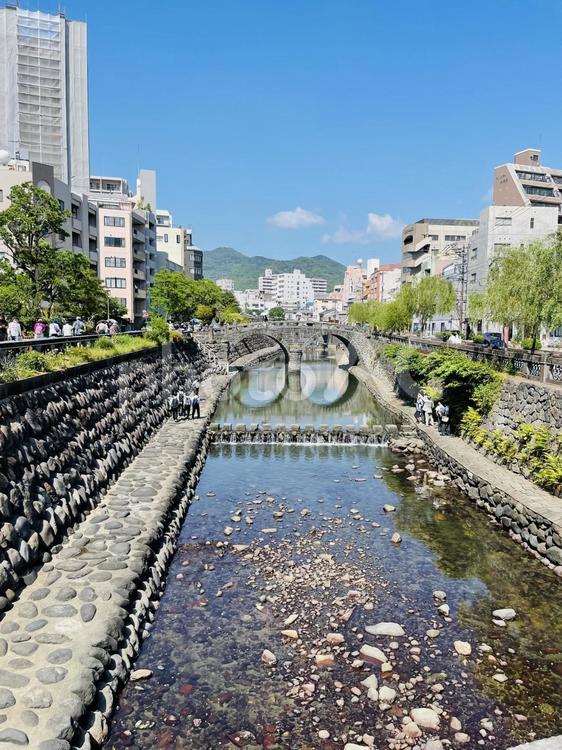 長崎県長崎市　パワースポットの眼鏡橋 パワースポット,長崎,眼鏡橋の写真素材