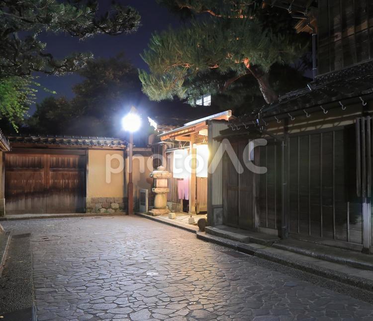 金沢市　長町武家屋敷の町並み 金沢,金沢市,長町の写真素材