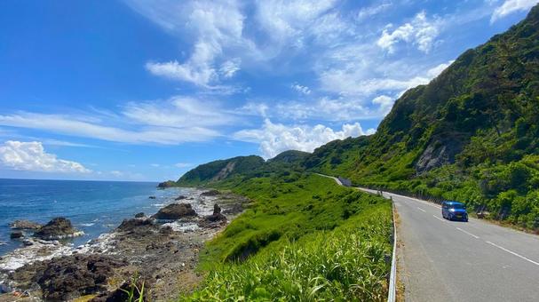 夏の奥能登 外浦の風景:9 夏の奥能登 外浦の風景:9 能登,奥能登,珠洲の写真素材