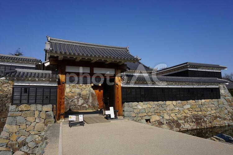 松本城の太鼓門 松本城,城,松本の写真素材