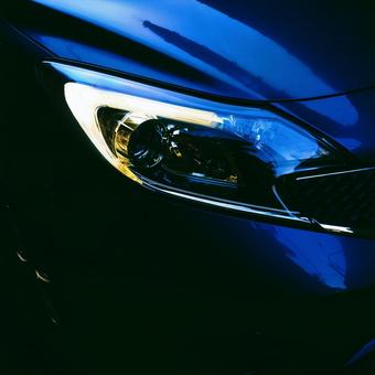 LEDポジションランプ ライン LEDポジションランプ ライン ヘッドライト,led,ポジションランプの写真素材