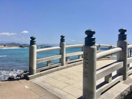 Photo, sea, keihin, bridge, 