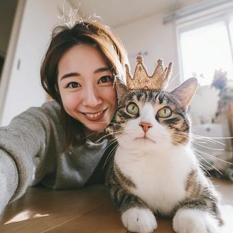 推し猫が尊すぎて今日も推し活の写真