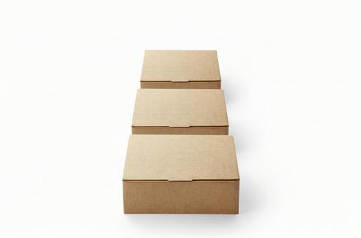 3つ縦に並べた箱 3つ縦に並べた箱 箱,box,3個の写真素材