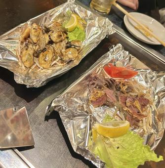 Photo, izakaya, teppanyaki, kurczak z grilla, 
